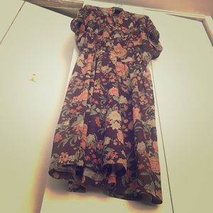 Cute floral summer tunic dress